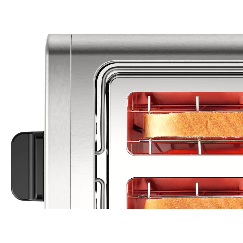 Bosch TAT3P420DE Toaster - 2 Slice - Black/Silver - 970 W