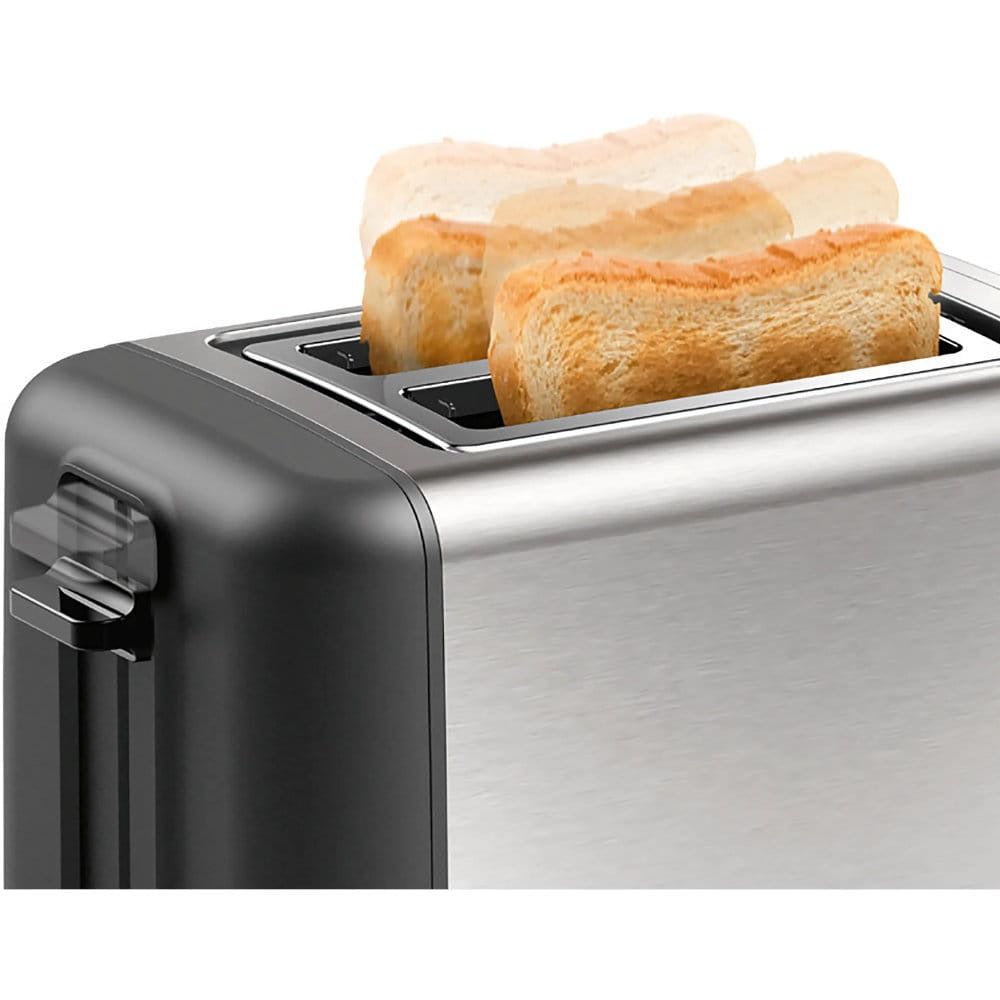 Bosch TAT3P420DE Toaster - 2 Slice - Black/Silver - 970 W