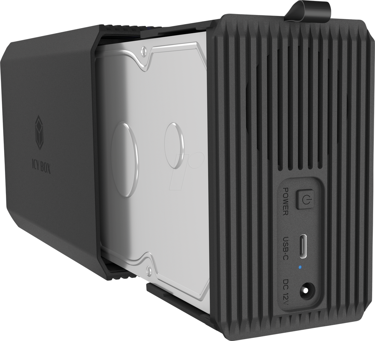 ICY BOX IB-RD3720-CU3 - 2-Bay RAID System for 2.5''/3.5'' SATA HDD/SSD - Drive Enclosure