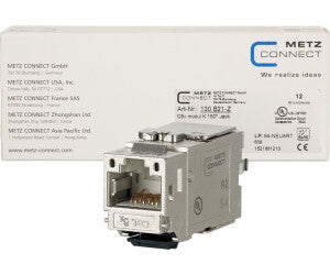 METZ CONNECT 130B11D31002-E RJ-45 Socket White - 1 Piece (130B11D31002E90)