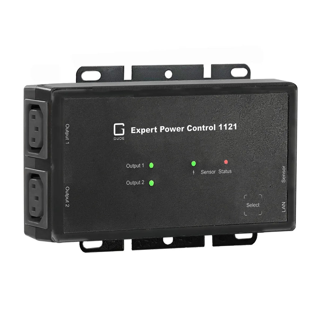 Gude 1121-1 Dual-Switched PDU with Measurement and Monitoring 10A 2xC13 1xSen.PortÜSS