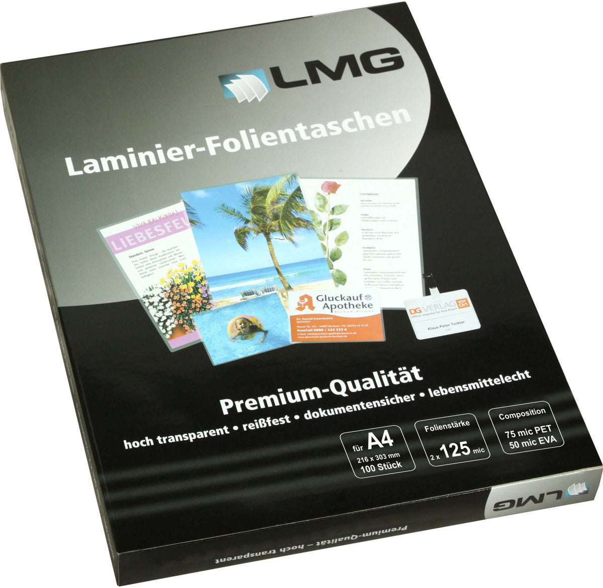 LMG FOLIENTA4 125MIC AHL 100ST (LMGA4-125 L)