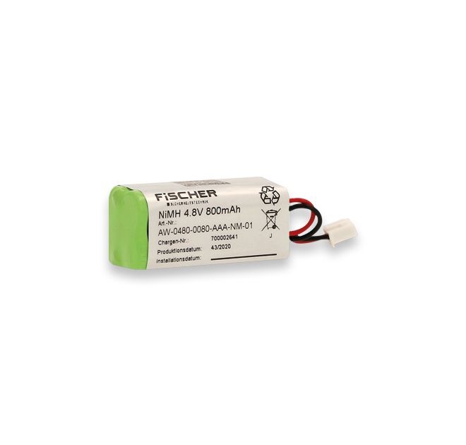 Fischer Akkuwürfel 4.8V 0.8Ah AW-0480-0080AAA-NM01