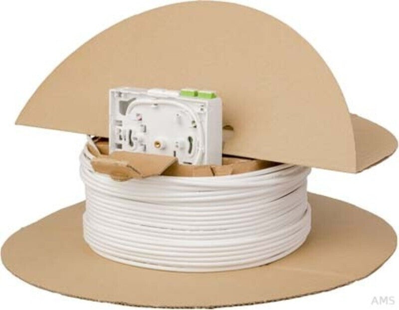 METZ CONNECT OpDAT VADT Fiber Optic Outlet Box 40 m OS2, Model: 150C049HK0040E 4xLCAPC OS2-Multimodekabel