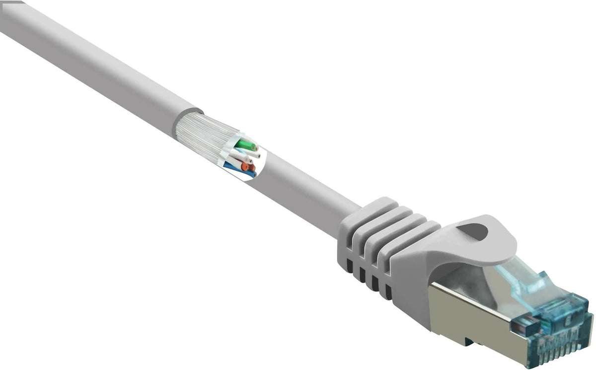 Metz Connect RJ45 Network Cable CAT 6a S/FTP 1 m Green PUR Jacket 142M2X55010