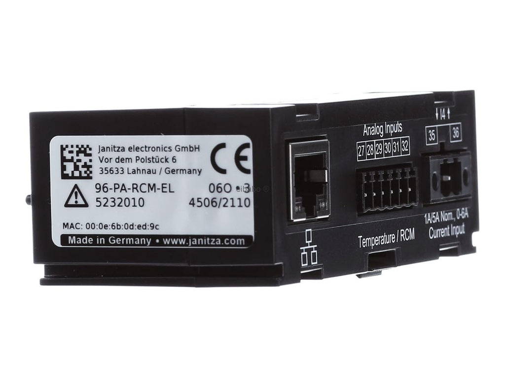 Janitza 5232010 Modul 96-PA-RCM-EL Expansion Module for Network Analyzer UMG 96-PA