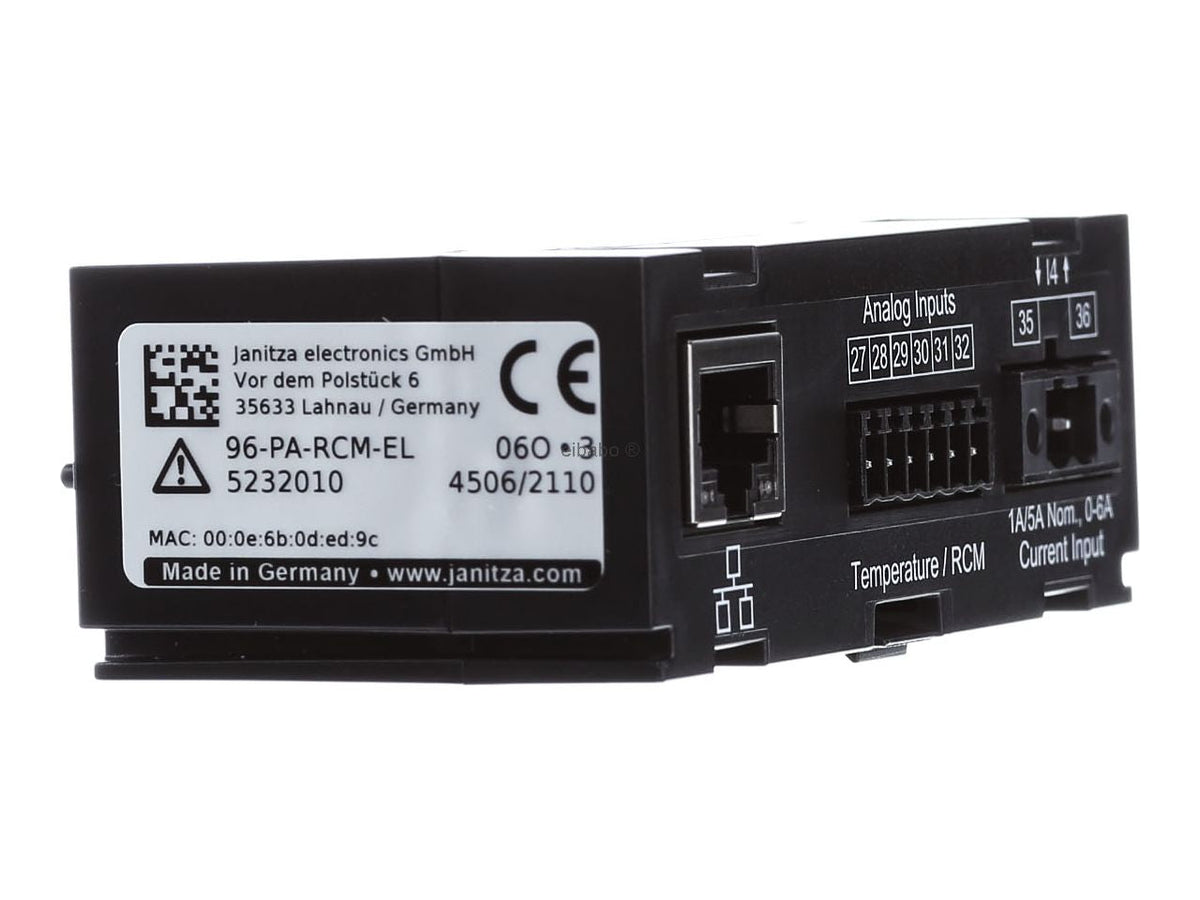 Janitza 5232010 Modul 96-PA-RCM-EL Expansion Module for Network Analyzer UMG 96-PA