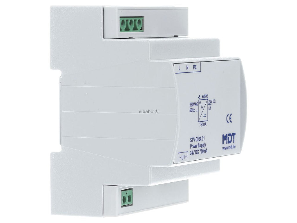 MDT STV-0024.01 Bus Power Supply, 4TE, 750mA, 24VDC Busspan.versorg.4TE