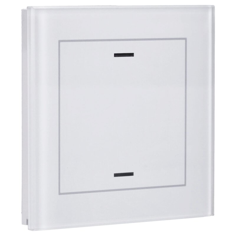 MDT BE-GTL1TW.01 Glastaster II Light - 1-gang RGBW - Flush-mounted - White 1-fach