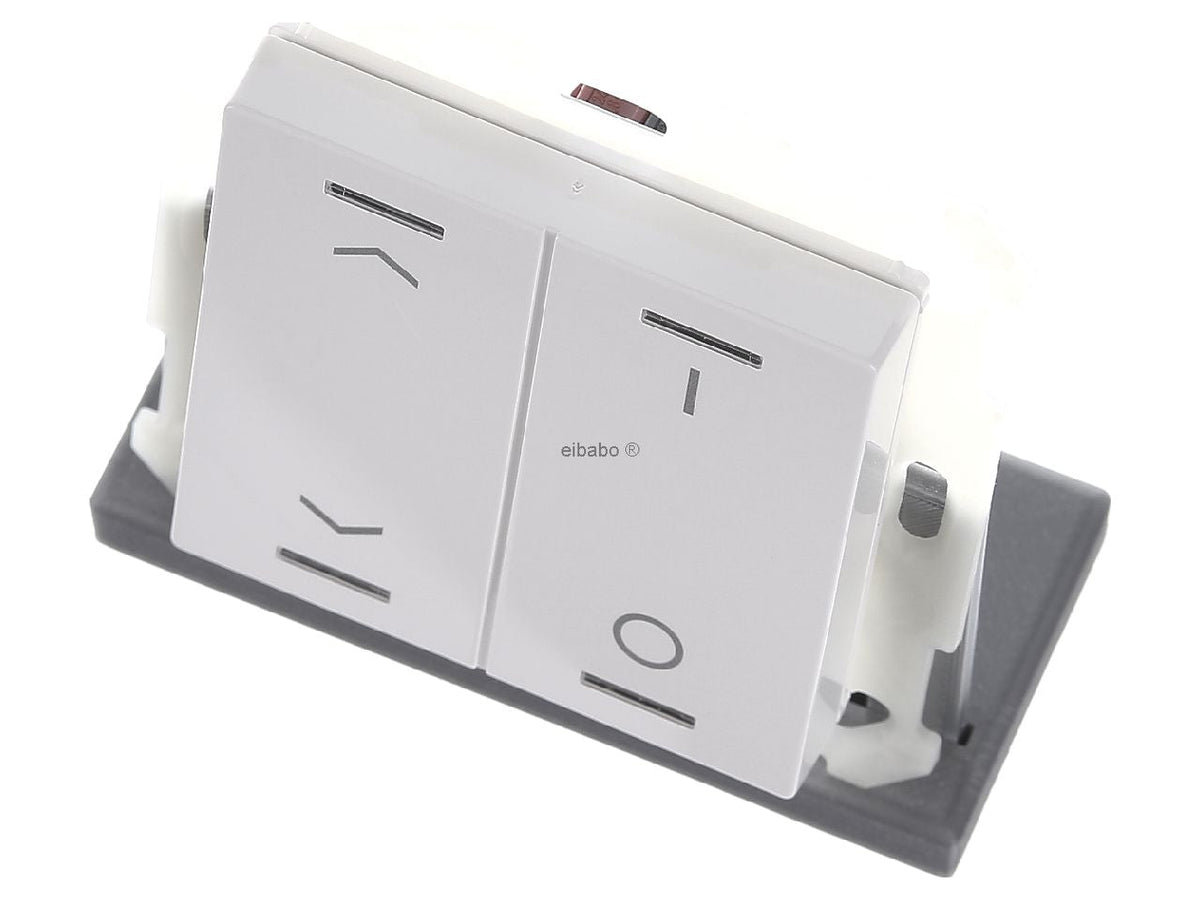 MDT BE-TAL55T2.C1 - Push Button Light 55 - 2-gang RGBW - Glossy White