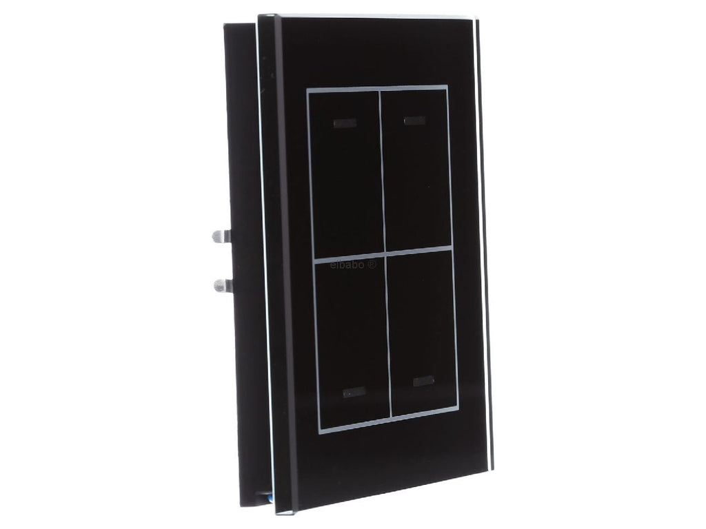 MDT Glastaster II Light 4-Fach RGBW Black BE-GTL4TS.01S