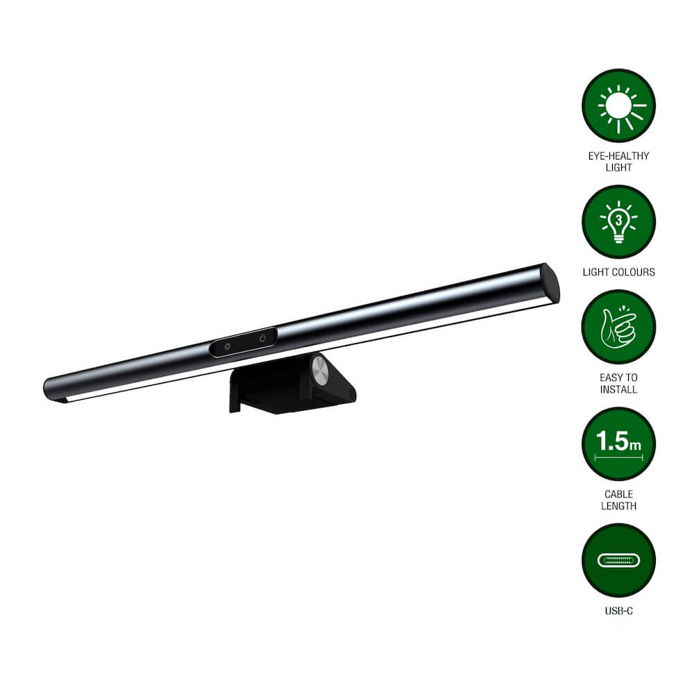 4smarts Monitor Lamp LightBar Silver (541710)