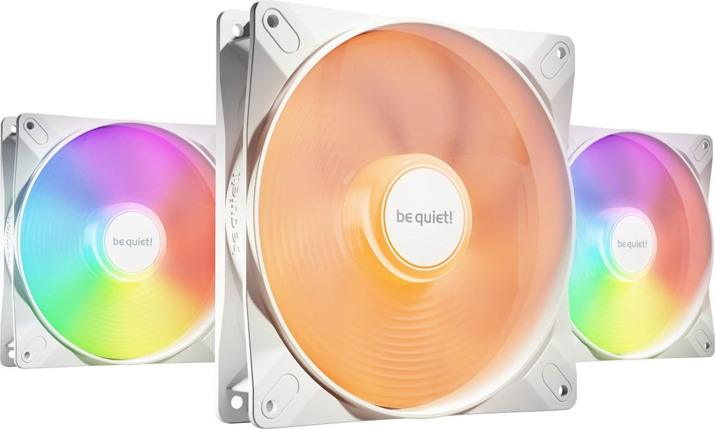 be quiet! Light Wings LX Case Fan PWM High-Speed 140 mm White Pack of 3 BL131