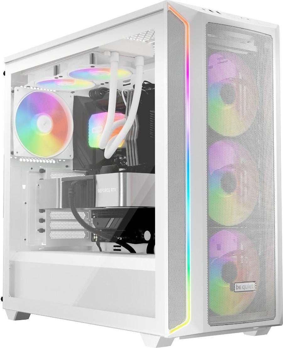 be quiet! Light Wings LX Case Fan PWM High-Speed 140 mm White Pack of 3 BL131