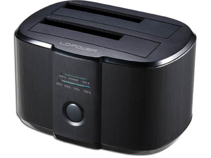 LC Power LC-DOCK-U3-III HDD Docking Station 2 Bays USB3.0 Black LC-DOCK-U3III cm/8.9