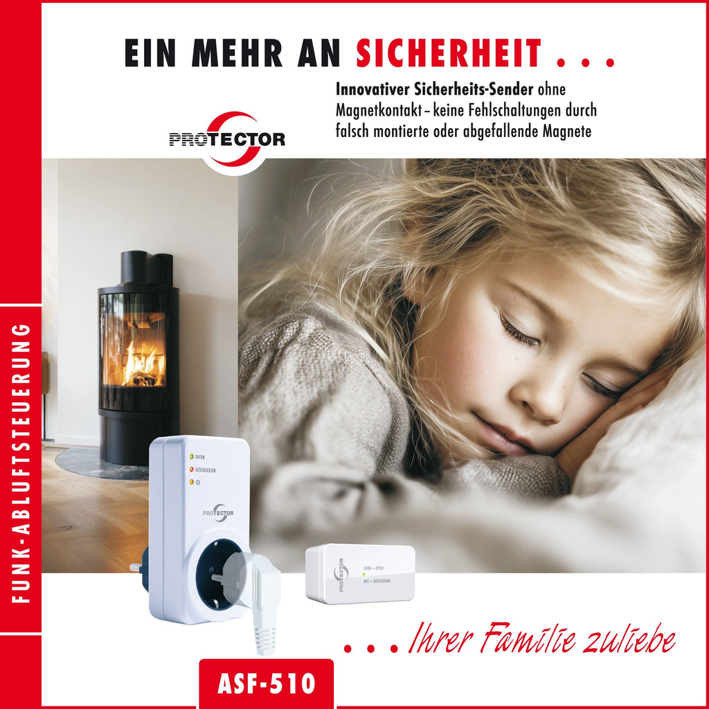 Protector Wireless Exhaust Control ASF-510 White (15029)