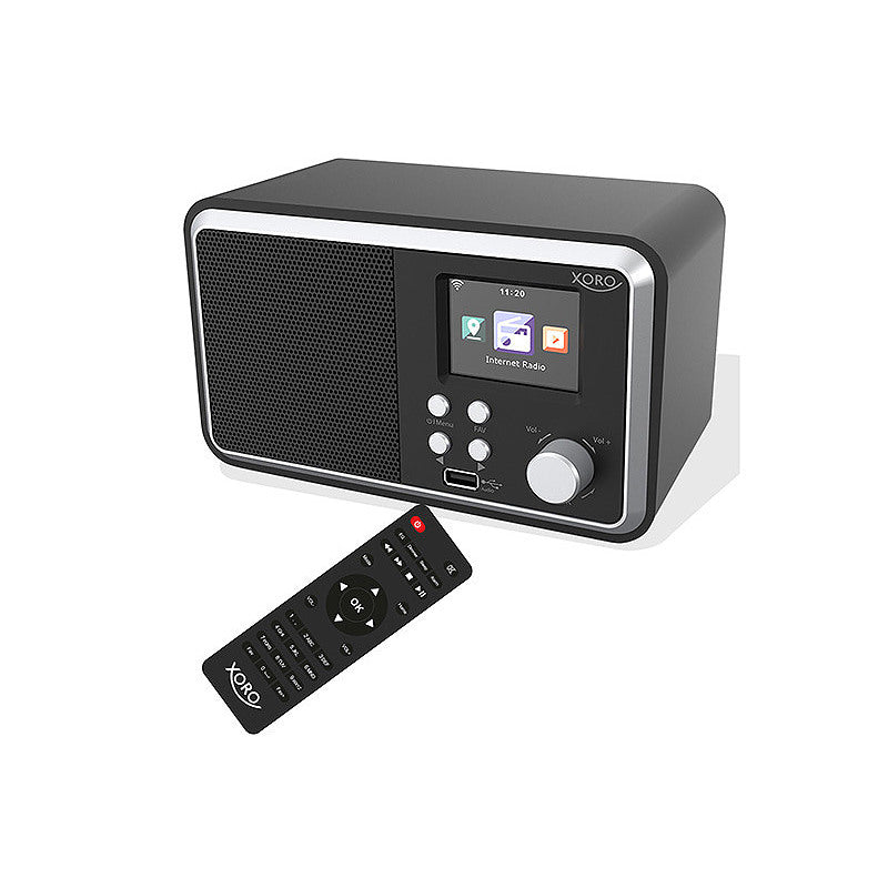 XORO DAB 300 IR Internet Radio - DAB+ BT USB UPnP - Black - XOR400909
