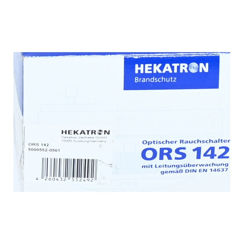 Hekatron HEK ORS 142 Optical Smoke Detector 5000552-0501