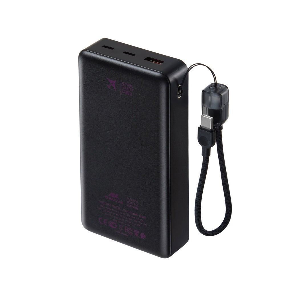 RivaCase Powerbank 20000 mAh 22.5W Black VA2312/BK