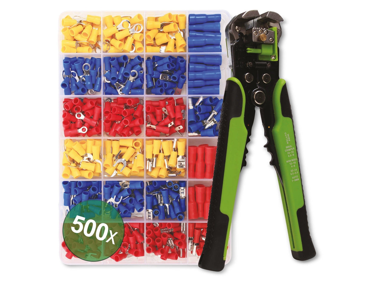 Quadrios Cable Stripper Set 0.25-6 mm² Crimp Cutter (22T011)