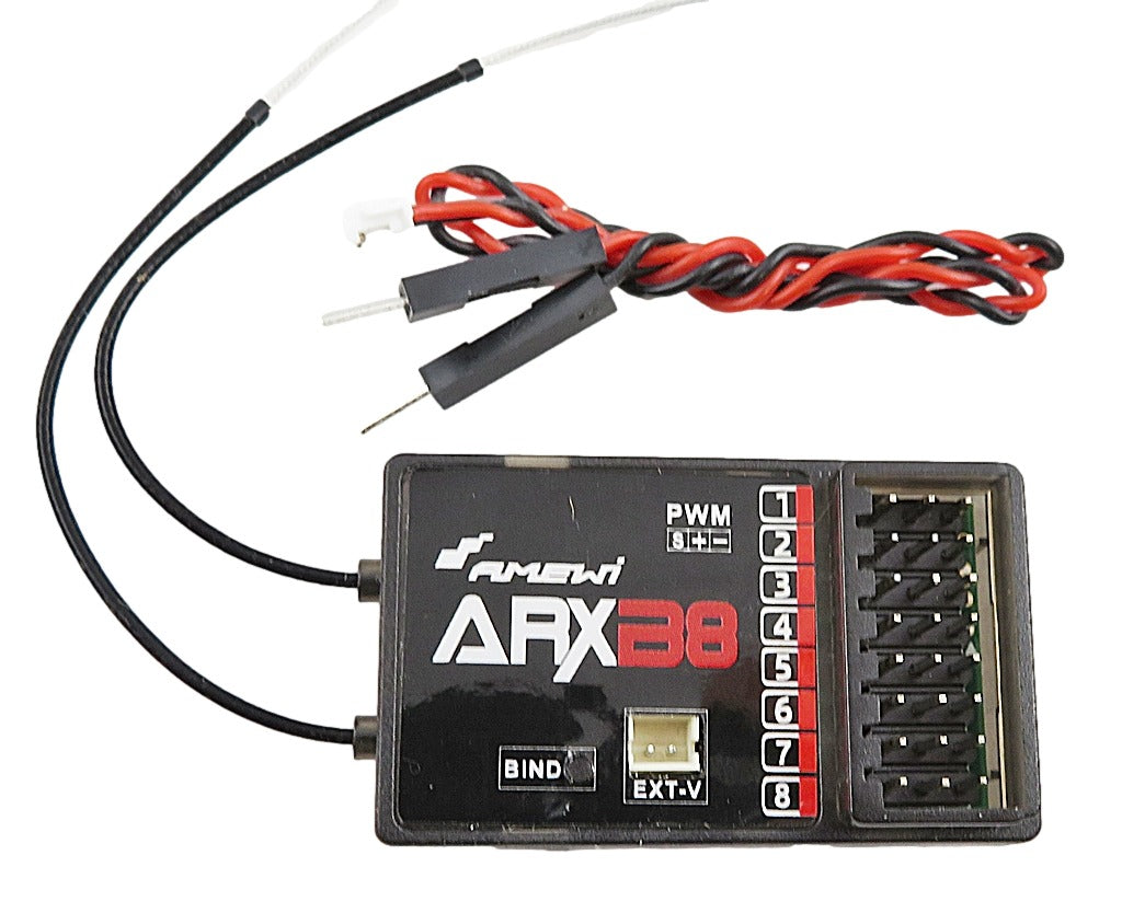 ATXB8 8-Channel Pistol-Grip Transmitter with Color Display and Telemetry