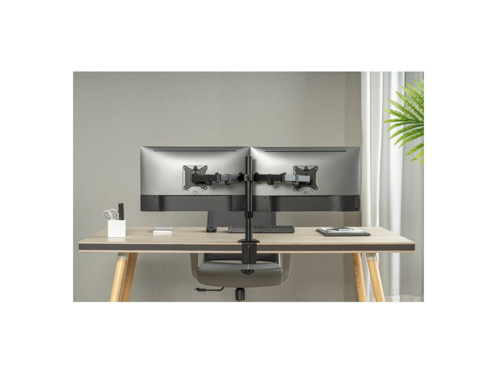 LC-Power LC-EQE-A32B Monitor Arm, Desk Mount, VESA Compatible, Up to 32" (LC-EQE-A32B)