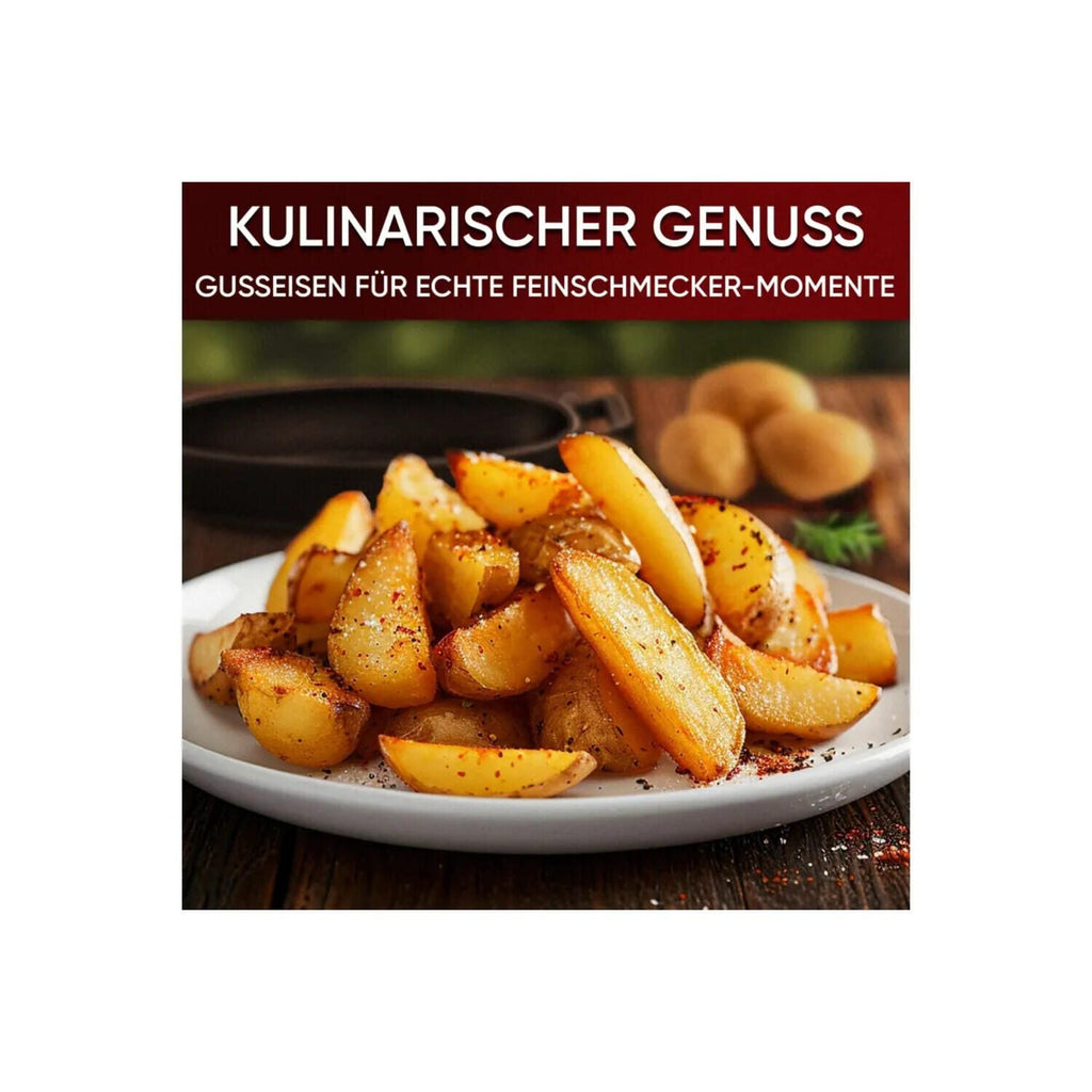 Gusskönig Seasoned Oval Mini Cast Iron Pan 6x11.7 cm (GK-52)