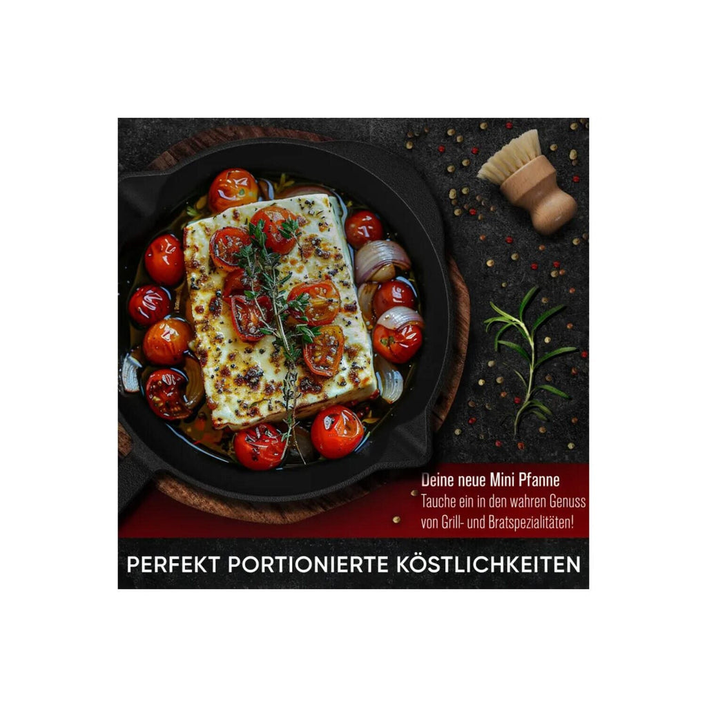 Gusskönig Seasoned Mini Cast Iron Frying Pan 6x13.7 cm (GK-53)