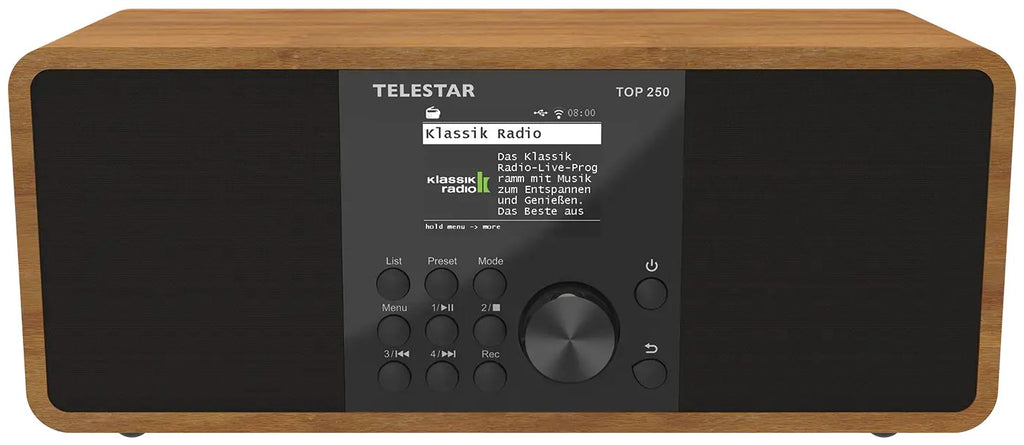 Telestar TOP 250 Wooden Multifunctional Radio (5701250)
