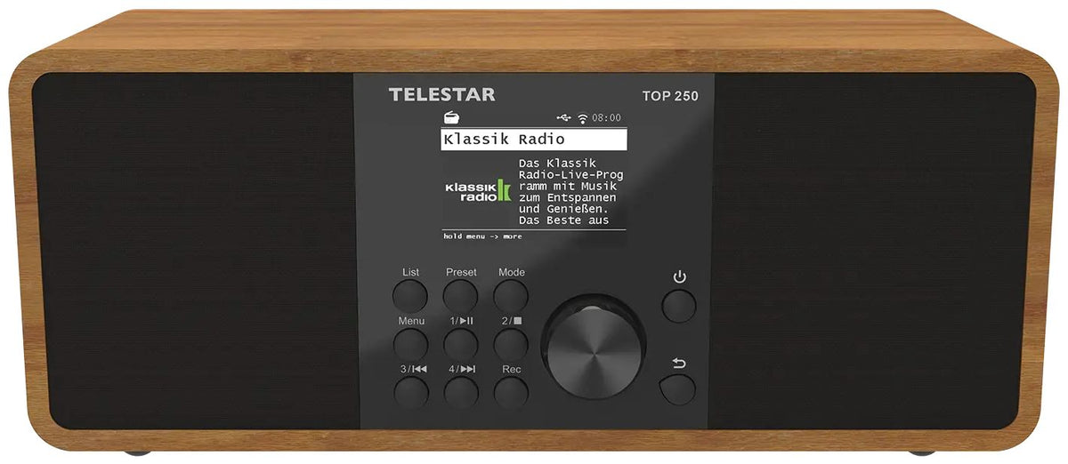 Telestar TOP 250 Wooden Multifunctional Radio (5701250)