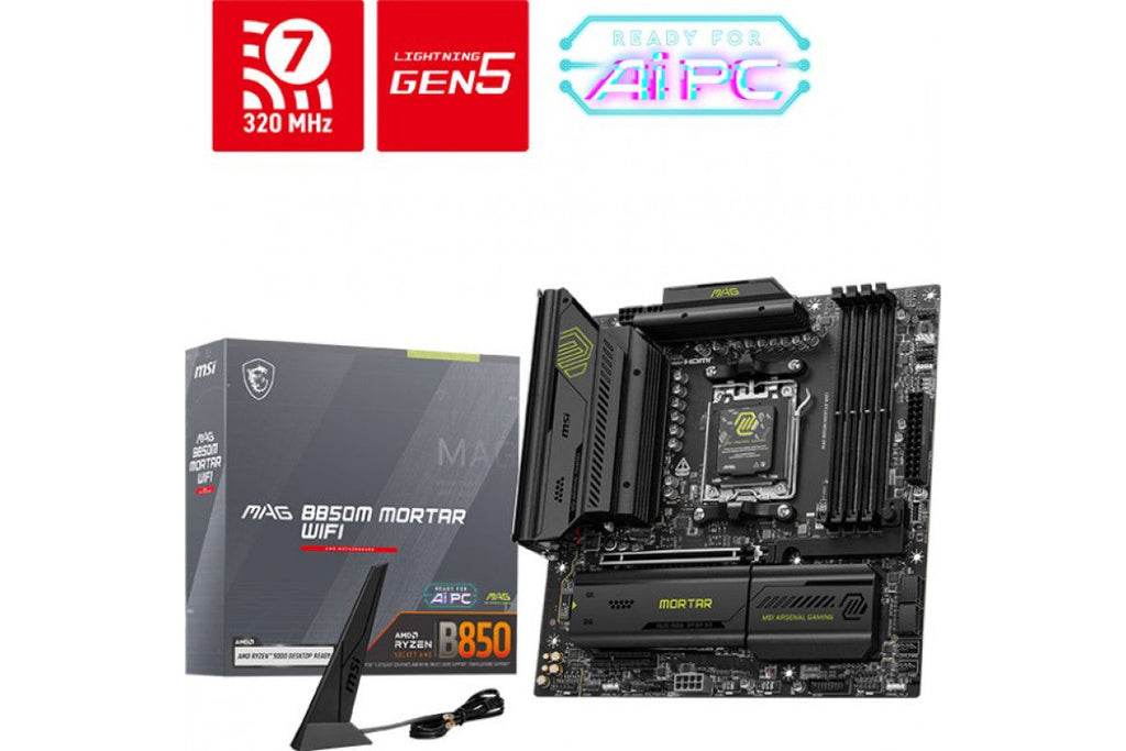 MSI MAG B850M MORTAR WIFI Motherboard | AMD Socket AM5