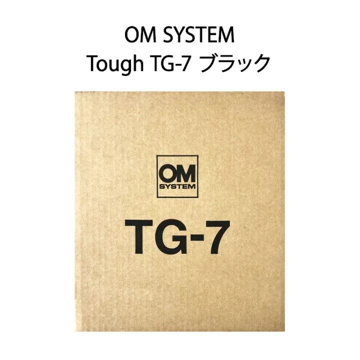 OM System Tough TG-7 black - Rugged outdoor camera, 12 MP, 4K, 15 m waterproof (V110030BU000)