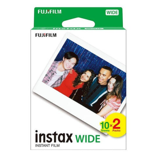 Fujifilm Instax Wide Instant Color Film ISO 800 10 Exposures 2 Cartridges (16385995)
