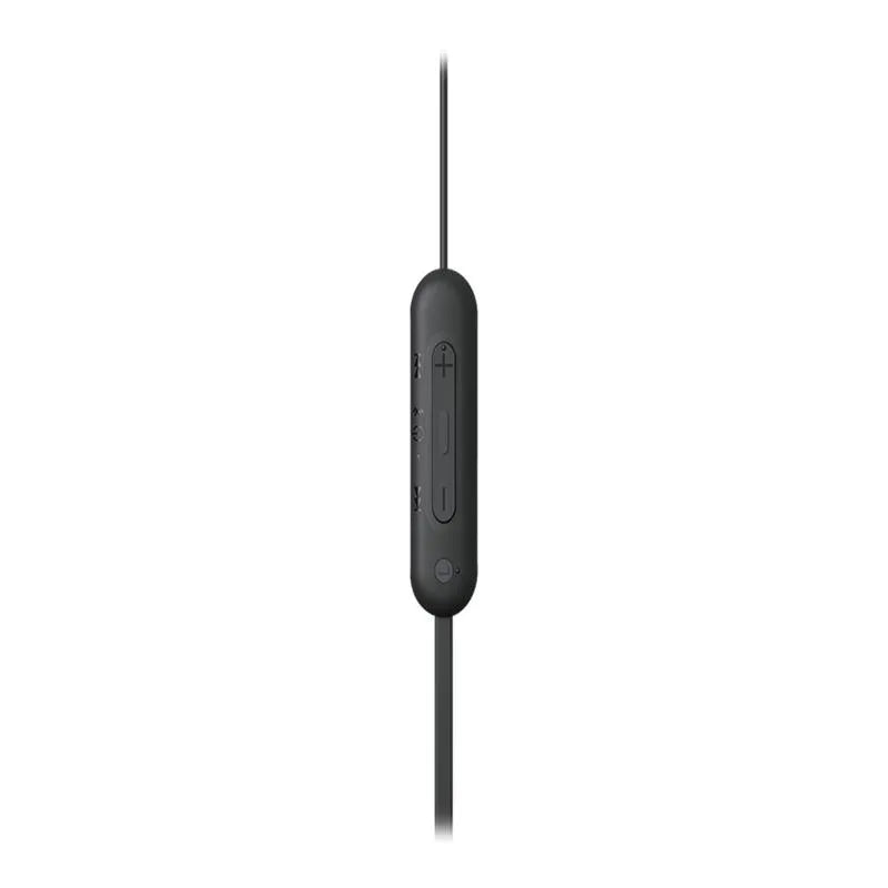 Sony WI-C100 - Earbuds with microphone - in-ear - neckband - Bluetooth - wireless - black