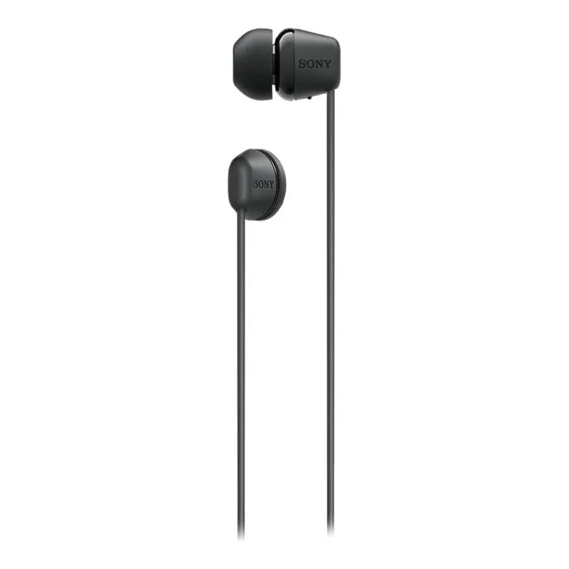 Sony WI-C100 - Earbuds with microphone - in-ear - neckband - Bluetooth - wireless - black