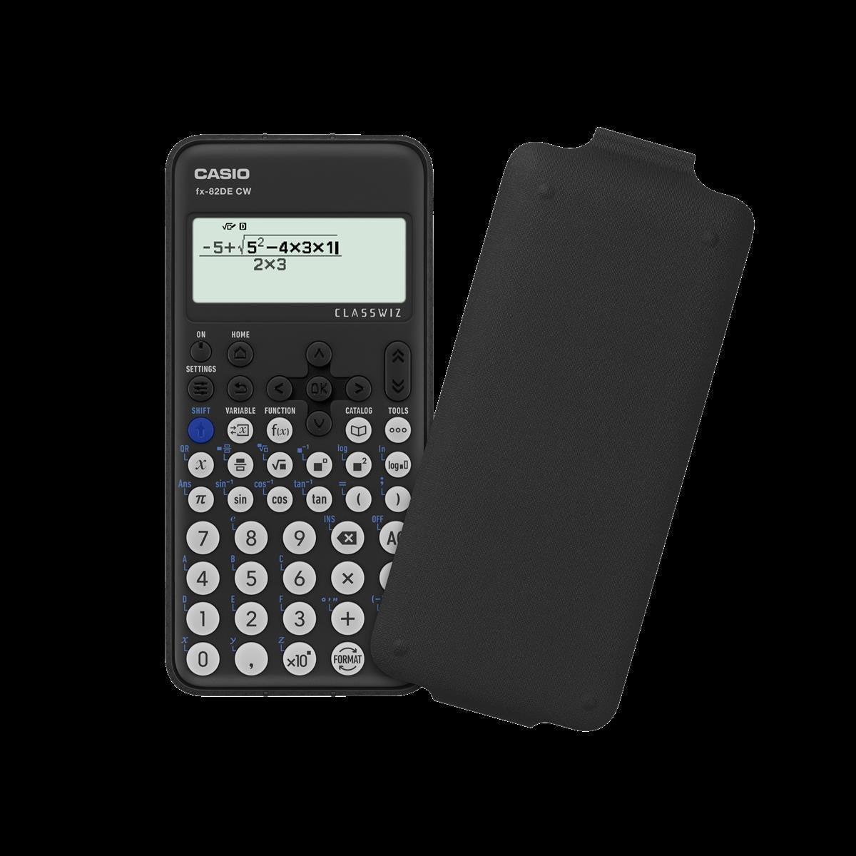 Casio FX-82DE CW Pocket Scientific Calculator Black