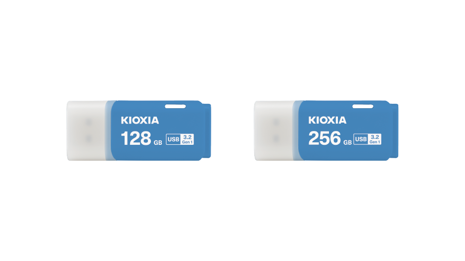 KIOXIA TransMemory U301 128GB USB Flash Drive USB Type-A 3.2 Gen 1 White