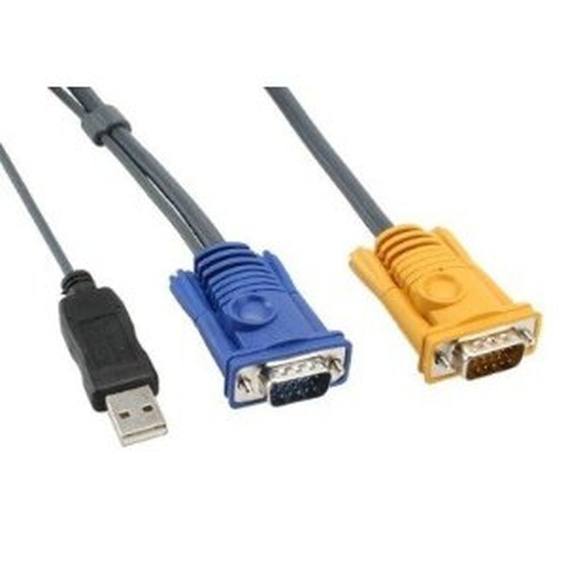 ATEN Video/USB Cable 3 m HD-15 (M) - USB Type A, 4-Pin (2 L-5203UP) 4-polig