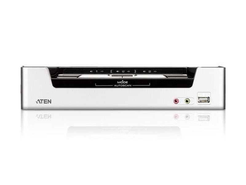 ATEN CubiQ CS1792 - KVM/Audio Switch - 2 x KVM/Audio - 1 Local User - Desktop