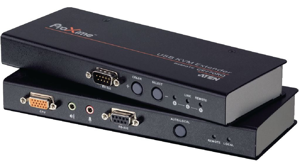 ATEN CE770 - KVM/Audio/Serial Extender - USB - Up to 300 m (CE770)