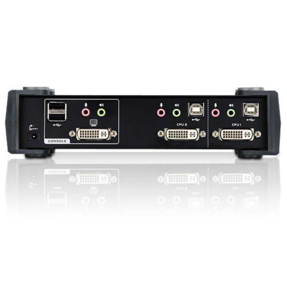 ATEN CubiQ CS1762A - 2-Port USB KVM/Audio Switch - External