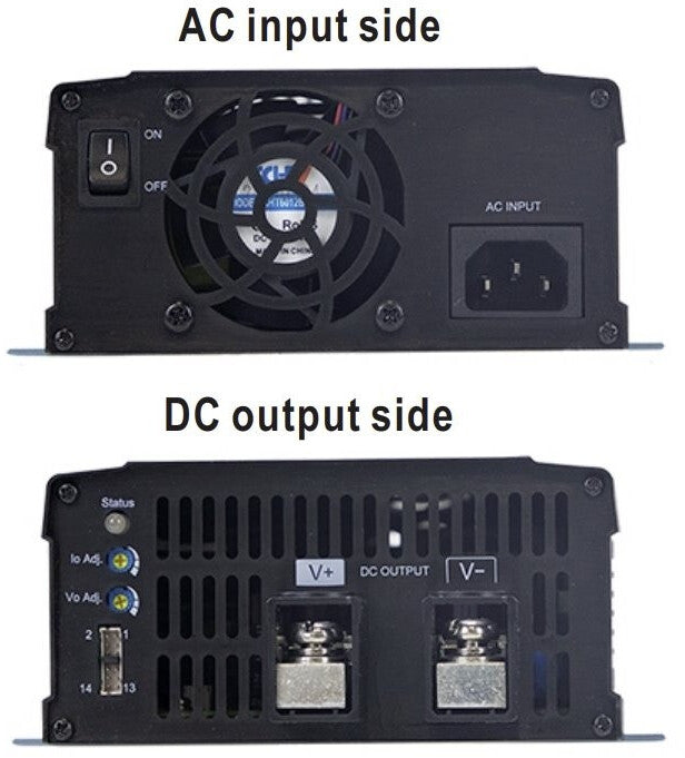 Mean Well NPP-1200-48 - Lead-Acid Battery Charger - 48V, 18A Max