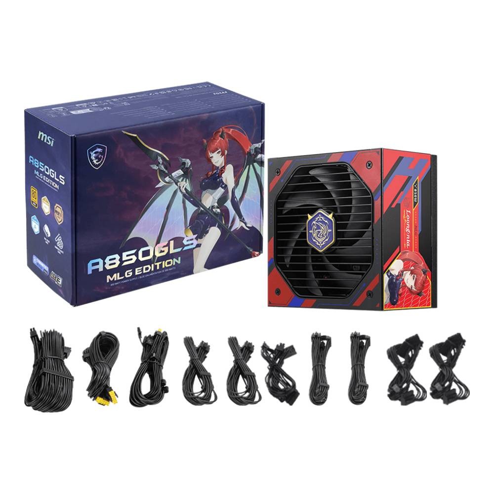 MSI A850GLS MLG Edition Power Supply 850W ATX 3.1 30190