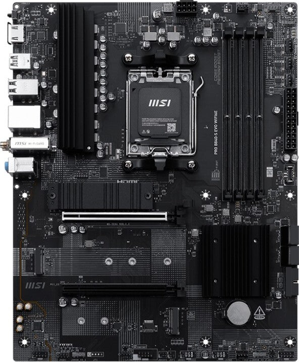 MSI PRO B840-S EVO WIFI6E - Motherboard - ATX - AMD B840 - AM5 - 256GB DDR5 7E93-001R