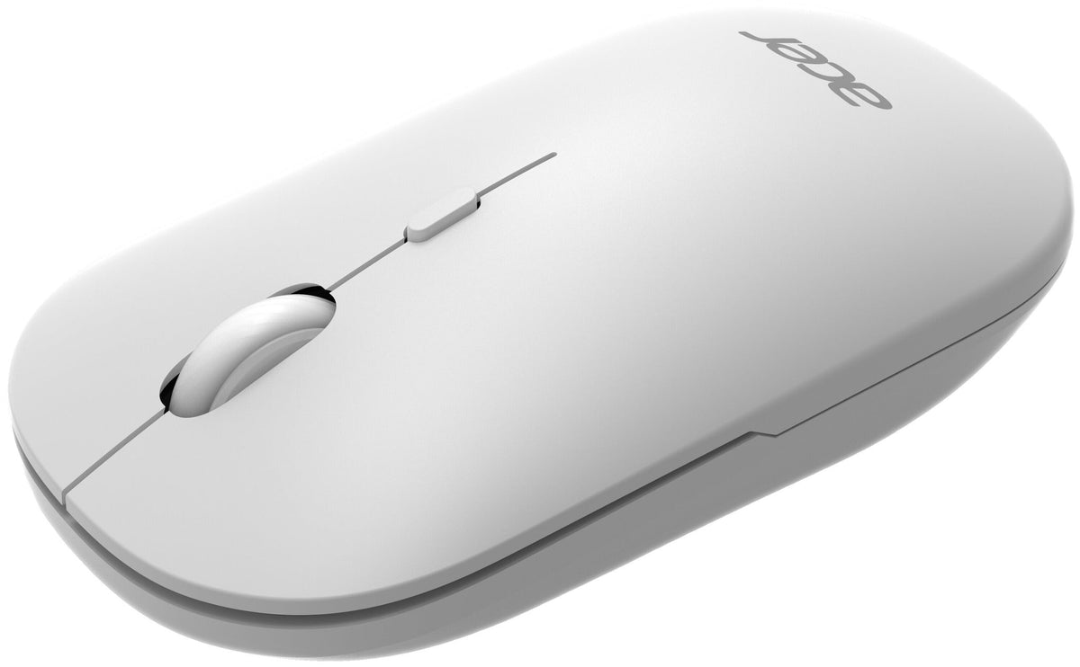 Acer AMR130 Wireless Dual-Mode Mouse Ambidextrous 1600 DPI RF Wireless Bluetooth White