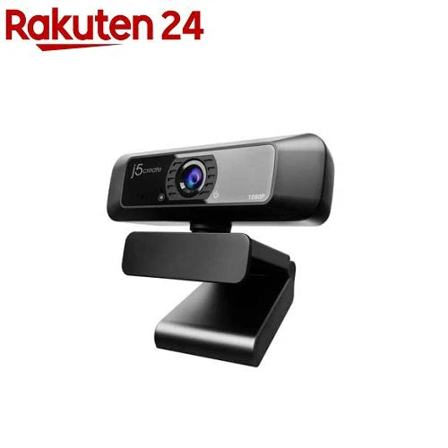 j5create JVCU100-N USB HD Webcam 360° Rotation 2.07 MP 1920 x 1080 Full HD (JVCU100-N) 30fps