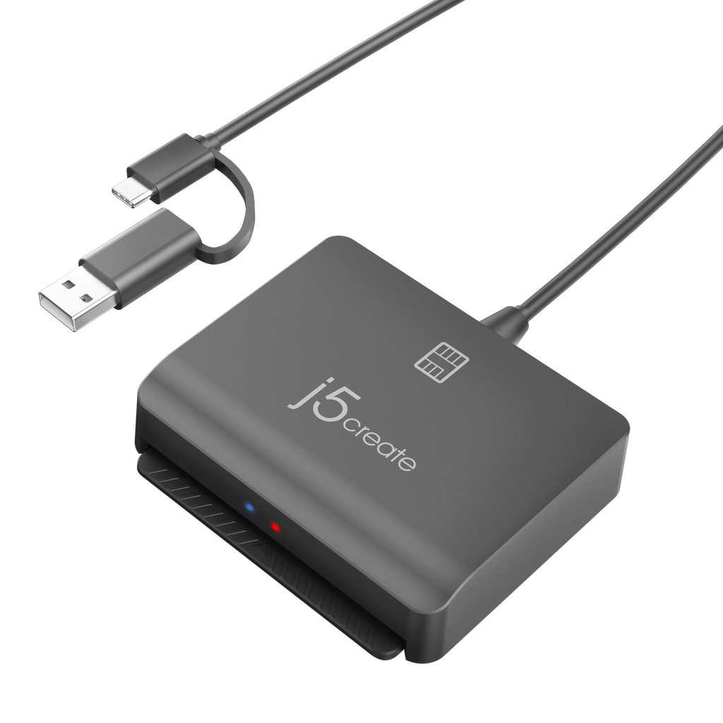 j5create Eco-friendly USB-C to 4-Port Type-C & Type-A Gen 2 Hub - USB 3.2 Gen 1 - Blue - JCH342EC-N