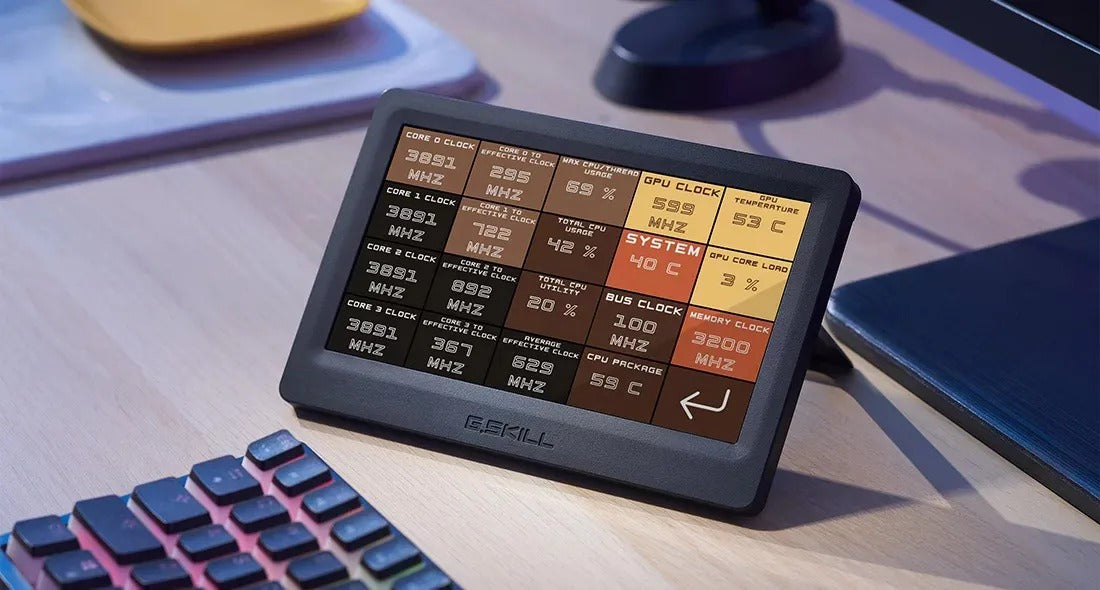 G.Skill WigiDash Touchscreen LCD Display, Wired, USB (GD-A7PCCSK-WGD)