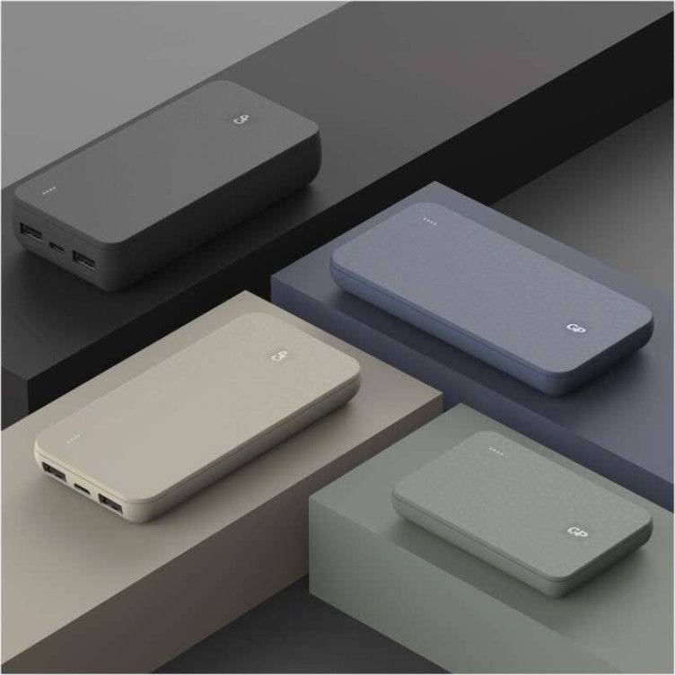 GP Power Bank 10000mAh USB A USB C Grey - Model GPPBB10BBLBSR547