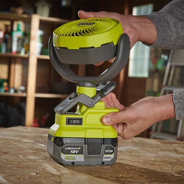 RYOBI Fan Suspaudimo - 624 g, Portable, Model 5133005400